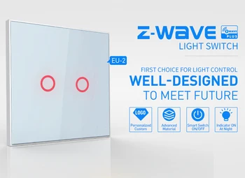 YobangSecurity Z-wave Plus Wall Light Switch 2CH Gang Home Automation Z-Wave Wireless Smart APP Remote Control Light Switch
YobangSecurity Z-wave Plus Wall Light Switch 2CH Gang Home Automation Z-Wave Wireless Smart APP Remote Control Light Switch