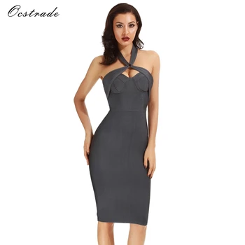 Ocstrade Womens Dresses New Arrival 2017 Gray Cut Out Sleeveless Rayon Knee Length Bandage Dress Halter Neck
Ocstrade Womens Dresses New Arrival 2017 Gray Cut Out Sleeveless Rayon Knee Length Bandage Dress Halter Neck