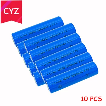10PCS 18650 3.7V 2200mAh(Not AA) Battery batteries lithium Li Ion Rechargeable Large Capacity Flashlight New Power free shipping
10PCS 18650 3.7V 2200mAh(Not AA) Battery batteries lithium Li Ion Rechargeable Large Capacity Flashlight New Power free shipping