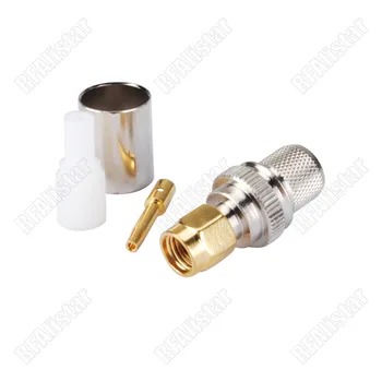 10pcs RP-SMA Crimp Plug Male (female pin) RF Connector For LMR400 RG8 RG213 Cable
10pcs RP-SMA Crimp Plug Male (female pin) RF Connector For LMR400 RG8 RG213 Cable