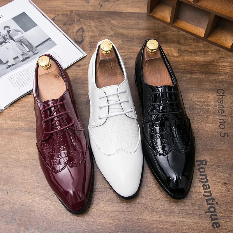 Macvise Luxury Brand Men Leather Shoes Lace-up Designer Business Casual Brogue Shoes Men Formal Wedding Party Footwear
Macvise Luxury Brand Men Leather Shoes Lace-up Designer Business Casual Brogue Shoes Men Formal Wedding Party Footwear