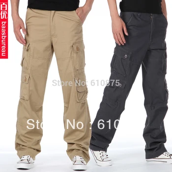 Men Multi-pocket Overalls Long Trousers Male Loose Thin Casual Pants Military Pants
Men Multi-pocket Overalls Long Trousers Male Loose Thin Casual Pants Military Pants