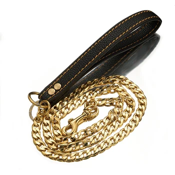 12mm 128cm gold Tone Pure Copper Dog Slip Leash Cuban Chain Dog Training Choke Collar Strong Traction Practical Chain Necklace
12mm 128cm gold Tone Pure Copper Dog Slip Leash Cuban Chain Dog Training Choke Collar Strong Traction Practical Chain Necklace