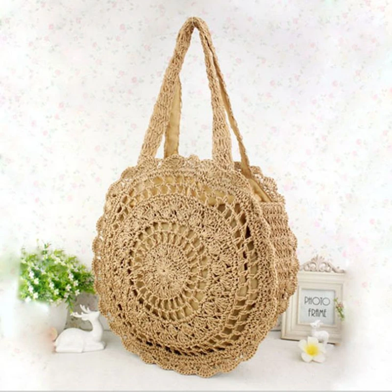 2019 Summer Vintage Rattan Bag Handmade Knitted Travel Bags New Bohemian Straw Bags for Women Big Circle Beach Handbags
2019 Summer Vintage Rattan Bag Handmade Knitted Travel Bags New Bohemian Straw Bags for Women Big Circle Beach Handbags