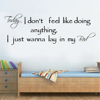 Lay In My Bed Design Vinyl Wall Sticker Removable English Quote Wall Decal for Bedroom Home Decor WA0327
Lay In My Bed Design Vinyl Wall Sticker Removable English Quote Wall Decal for Bedroom Home Decor WA0327