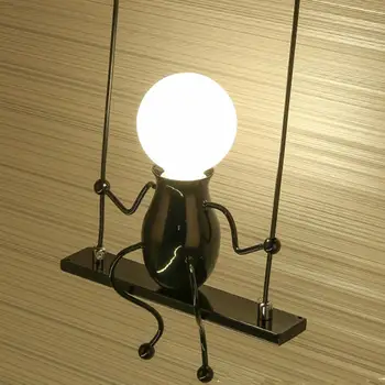 American Country Creative Iron Led Wall Lamp Retro Bedroom Bedside Aisle Cartoon Robot Wall Light for Children room Luminaire 
American Country Creative Iron Led Wall Lamp Retro Bedroom Bedside Aisle Cartoon Robot Wall Light for Children room Luminaire