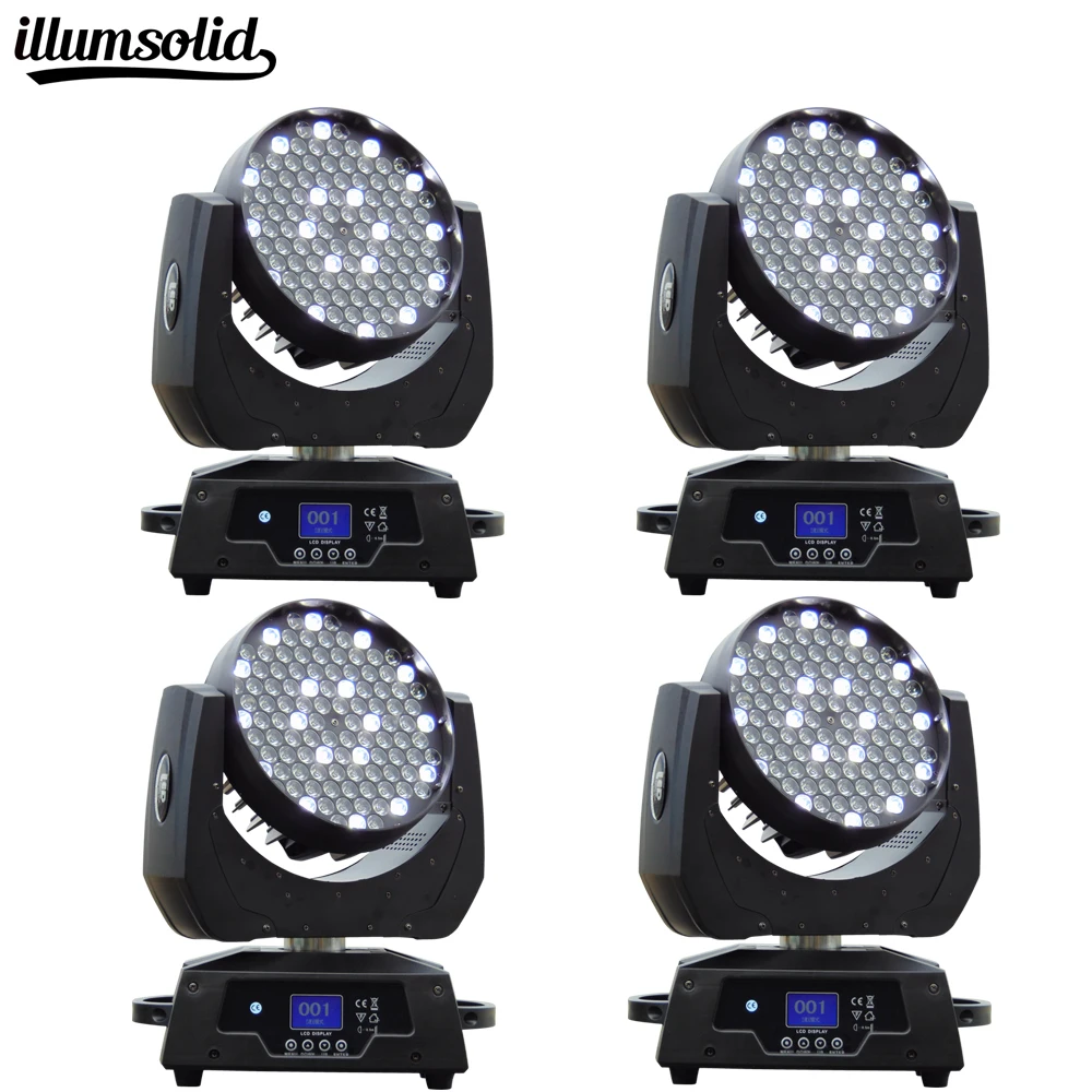 4 pcs/lot 108x3w Led RGBW Wash/beam Light DMX512 Moving Head Light Professional DJ Bar Party Show Stage Light
4 pcs/lot 108x3w Led RGBW Wash/beam Light DMX512 Moving Head Light Professional DJ Bar Party Show Stage Light