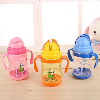 300ml Baby Cup Infant Cartoon Deer Sippy Cups For Babies Toddler Training Drinking Bottles Children Learn Drinking With Double
300ml Baby Cup Infant Cartoon Deer Sippy Cups For Babies Toddler Training Drinking Bottles Children Learn Drinking With Double