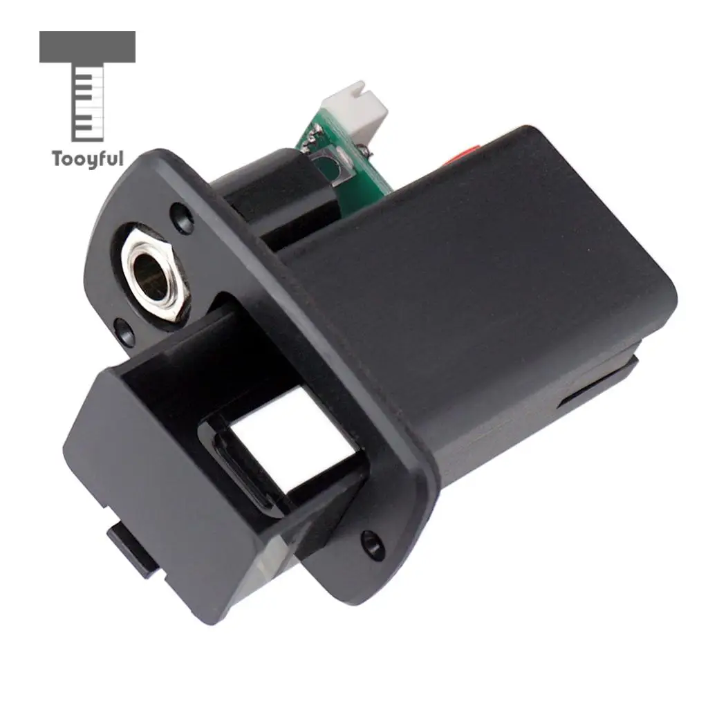 Tooyful 9V Battery Holder Case Compartment Cover for Active Guitar Bass Pickup EQ