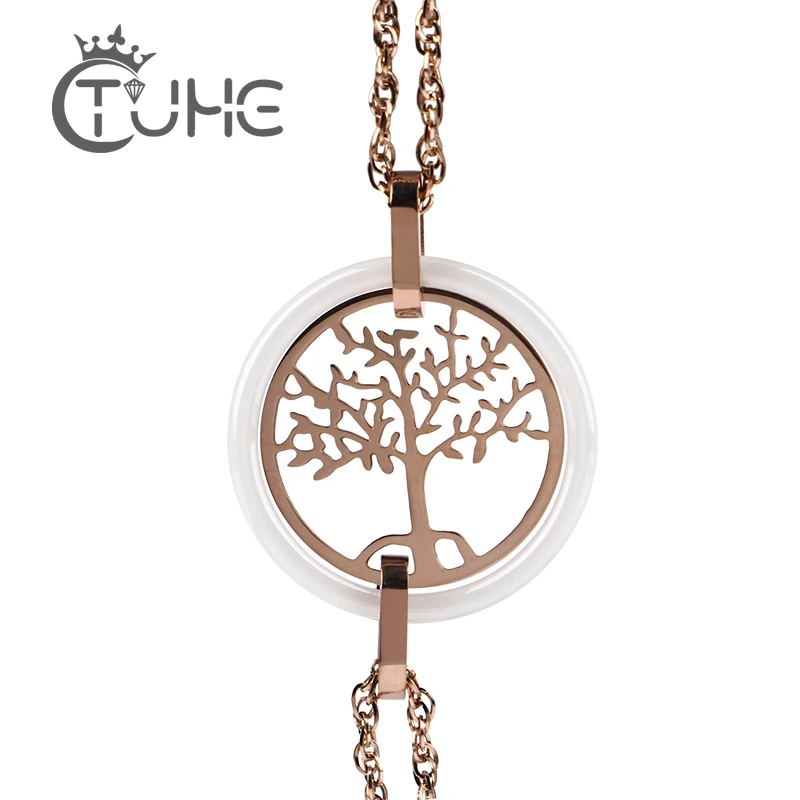 Rose Gold White Bracelets for Women Hollow Circle LifeTree Link Ceramic Women Bracelets Wedding Party Jewelry Gift Friendship
Rose Gold White Bracelets for Women Hollow Circle LifeTree Link Ceramic Women Bracelets Wedding Party Jewelry Gift Friendship