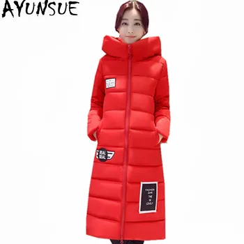 AYUNSUE Parka 2019 Warm Winter Coat Female Padded Women's Jackets Casual Hooded Women Long Parkas Casaco Inverno Feminino WXF341
AYUNSUE Parka 2019 Warm Winter Coat Female Padded Women's Jackets Casual Hooded Women Long Parkas Casaco Inverno Feminino WXF341