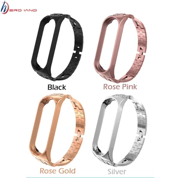 Fashion Metal Strap Bracelet for Xiaomi Mi Band 3 Mi band 3 Strap Metal Stainless Steel Wristbands for Pulseira Miband 3 Strap
Fashion Metal Strap Bracelet for Xiaomi Mi Band 3 Mi band 3 Strap Metal Stainless Steel Wristbands for Pulseira Miband 3 Strap
