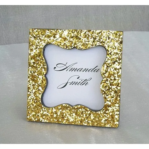Free shipping 50pcs lot wedding decoration party Glitter gold sliver place name card holder Stunning photo frame favor gifts
Free shipping 50pcs lot wedding decoration party Glitter gold sliver place name card holder Stunning photo frame favor gifts