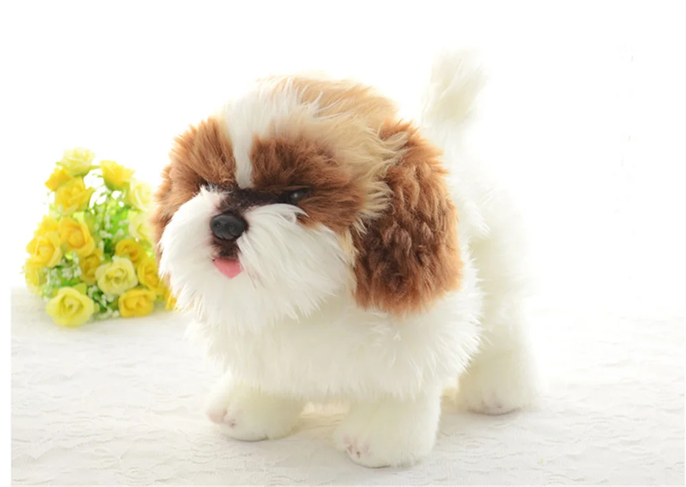 realistic stuffed shih tzu