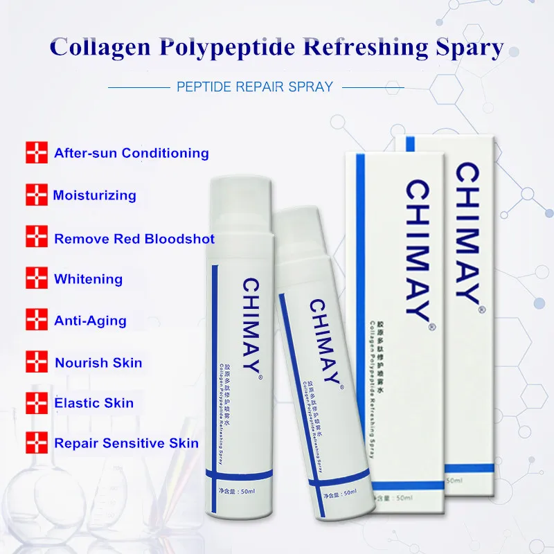 CHIMAY Polypeptide Hydrating Facial Spray 50ml After Sun Anti-allergic Repairing Facial Serum Nano Micro-Needle Facial Toner
CHIMAY Polypeptide Hydrating Facial Spray 50ml After Sun Anti-allergic Repairing Facial Serum Nano Micro-Needle Facial Toner