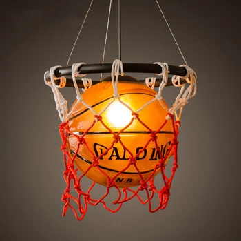 American retro creative personality restaurant bar table stores stadium sports theme Art Deco pendant lamp basketball
American retro creative personality restaurant bar table stores stadium sports theme Art Deco pendant lamp basketball