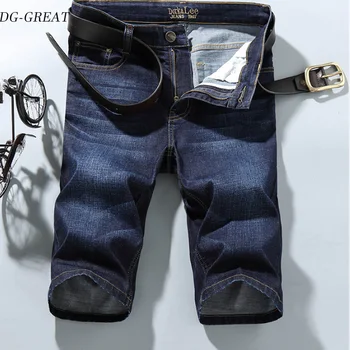 2019 Classic Summer Men's Denim Shorts Business Casual Fashion Slim Fit Stretch Cotton Short Blue Black Jeans Male Clothes 
2019 Classic Summer Men's Denim Shorts Business Casual Fashion Slim Fit Stretch Cotton Short Blue Black Jeans Male Clothes