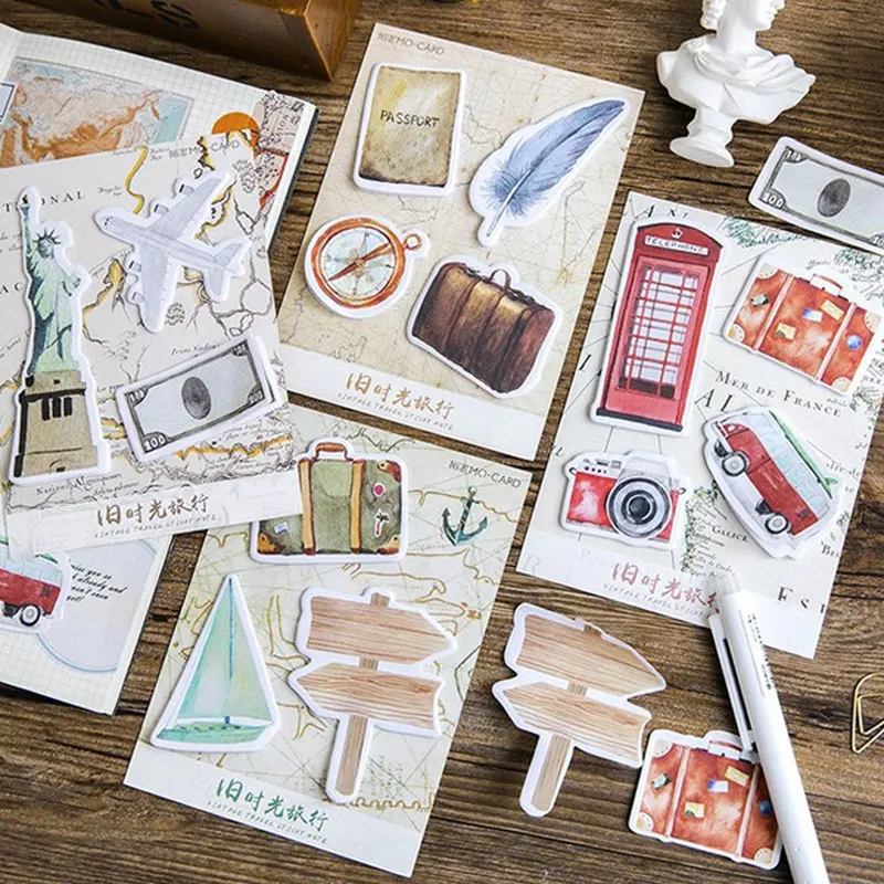 1 pcs Vintage Old time travel series memo pad paper post sticky notes notepad stationery papeleria school supplies kids gifts
1 pcs Vintage Old time travel series memo pad paper post sticky notes notepad stationery papeleria school supplies kids gifts