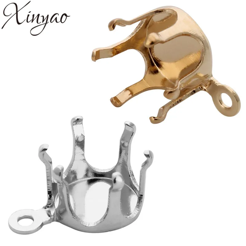 100pcs Craft Metal Claw Setting With Hole Inner Size 5/6/8/10/12mm Rhodium/Kc Gold Color Earring Base Cabochon Cameo Tray F5300
100pcs Craft Metal Claw Setting With Hole Inner Size 5/6/8/10/12mm Rhodium/Kc Gold Color Earring Base Cabochon Cameo Tray F5300