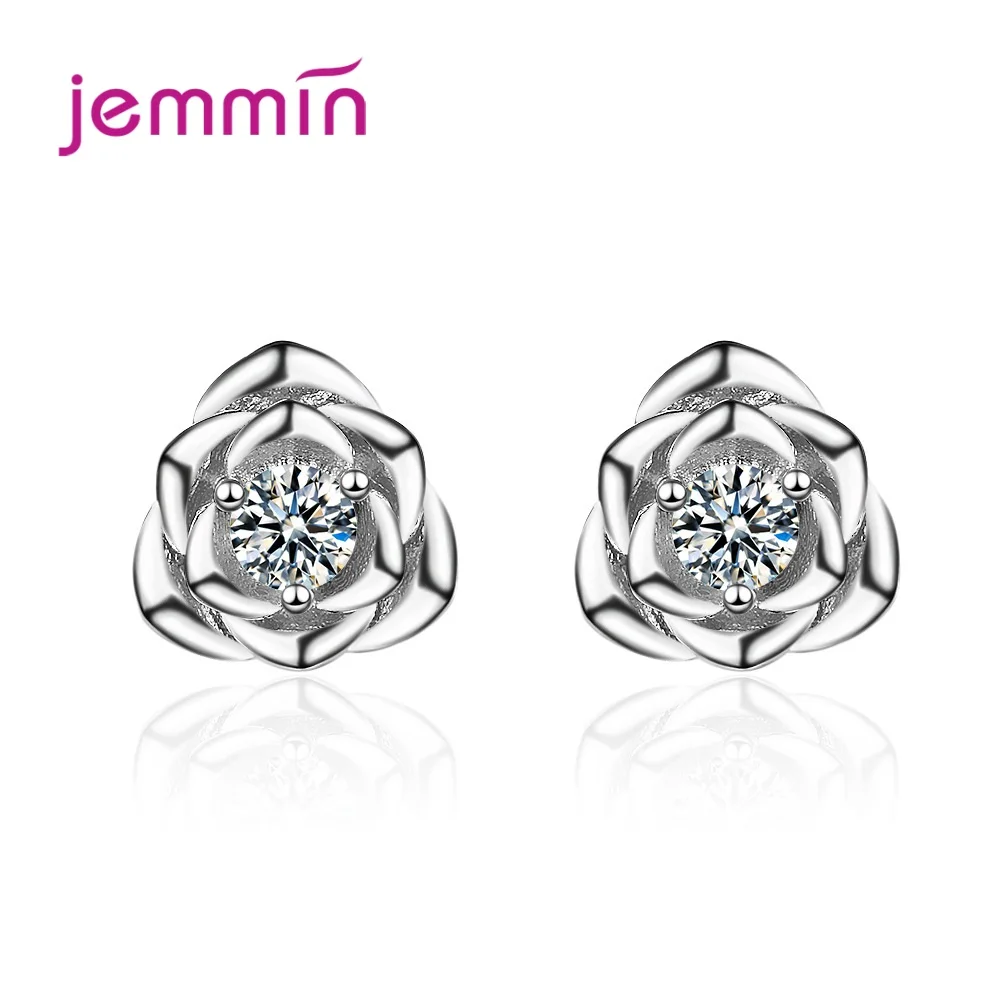 New Fashion Korean Style Women Flower Design 925 Sterling Silver Cubic Zircon Stud Earrings Daily Ear Jewelry Birthday Gift
New Fashion Korean Style Women Flower Design 925 Sterling Silver Cubic Zircon Stud Earrings Daily Ear Jewelry Birthday Gift