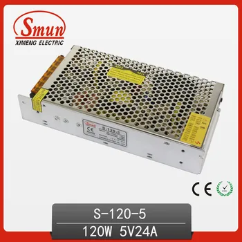 GOOD QUANTITY S-120-5 120W 5V 24A Single Output IP20 AC-DC LED Switching Power Supply
GOOD QUANTITY S-120-5 120W 5V 24A Single Output IP20 AC-DC LED Switching Power Supply