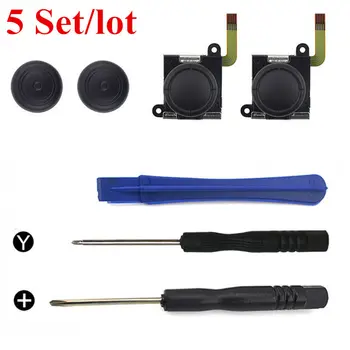 5Set 3D Analog Joystick Thumb Stick For Nintend Switch JoyCon Sensor Module Potentiometer Repair Parts with Screwdriver Pry Tool
5Set 3D Analog Joystick Thumb Stick For Nintend Switch JoyCon Sensor Module Potentiometer Repair Parts with Screwdriver Pry Tool