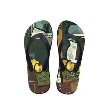 Outdoor Man Flip Flops Beach Anti-slip Sandals Casual Anti-Slip Unisex Summer Shoes Colored Oil Painting Print Home Slippers
Outdoor Man Flip Flops Beach Anti-slip Sandals Casual Anti-Slip Unisex Summer Shoes Colored Oil Painting Print Home Slippers