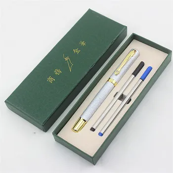 High Quality DIKAWEN Ballpoint Pen Luxury Metal Rollerball Pen Silver 0.5MM Nib Stationery Office School Supplies caneta
High Quality DIKAWEN Ballpoint Pen Luxury Metal Rollerball Pen Silver 0.5MM Nib Stationery Office School Supplies caneta