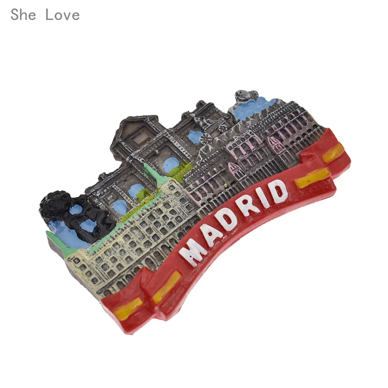 She Love Spain Madrid 3D Fridge Magnet Refrigerator Sticker Travel Gift Souvenir Decoration
She Love Spain Madrid 3D Fridge Magnet Refrigerator Sticker Travel Gift Souvenir Decoration
