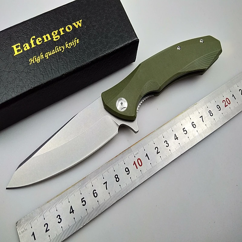 Фото Eafengrow карманный складной нож лезвие G10 Ручка Кемпинг Охота - купить