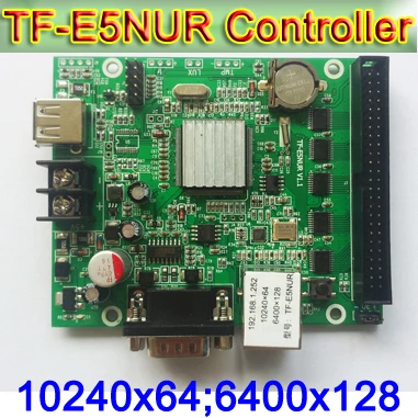 TF-E6NUR (TF-E5NUR) контроллер модуля светодиодного дисплея поддержка текста