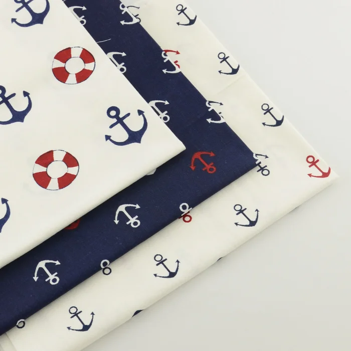 3 piece sea anchor 40cmx50cm 100% cotton fabric bedding sewing fabrics tecido home textile tissue patchwork quilting
3 piece sea anchor 40cmx50cm 100% cotton fabric bedding sewing fabrics tecido home textile tissue patchwork quilting