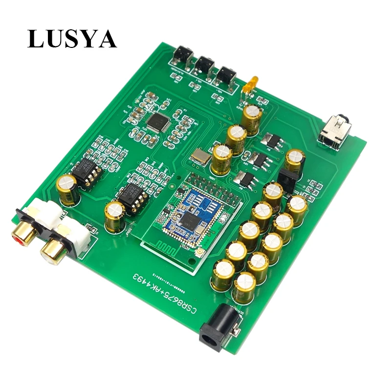 Lusya HIFI CSR8675 Bluetooth 5.0 audio Receiver decoding AK4493 APTX HD DAC support 24bit T0736
Lusya HIFI CSR8675 Bluetooth 5.0 audio Receiver decoding AK4493 APTX HD DAC support 24bit T0736