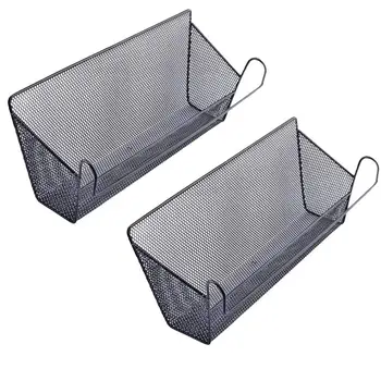 2Pack Dormitory Bedside Storage Baskets, Mesh Origanizer Caddy for Books Phones Drinks Office Home Table Hanging Organizer Des
2Pack Dormitory Bedside Storage Baskets, Mesh Origanizer Caddy for Books Phones Drinks Office Home Table Hanging Organizer Des