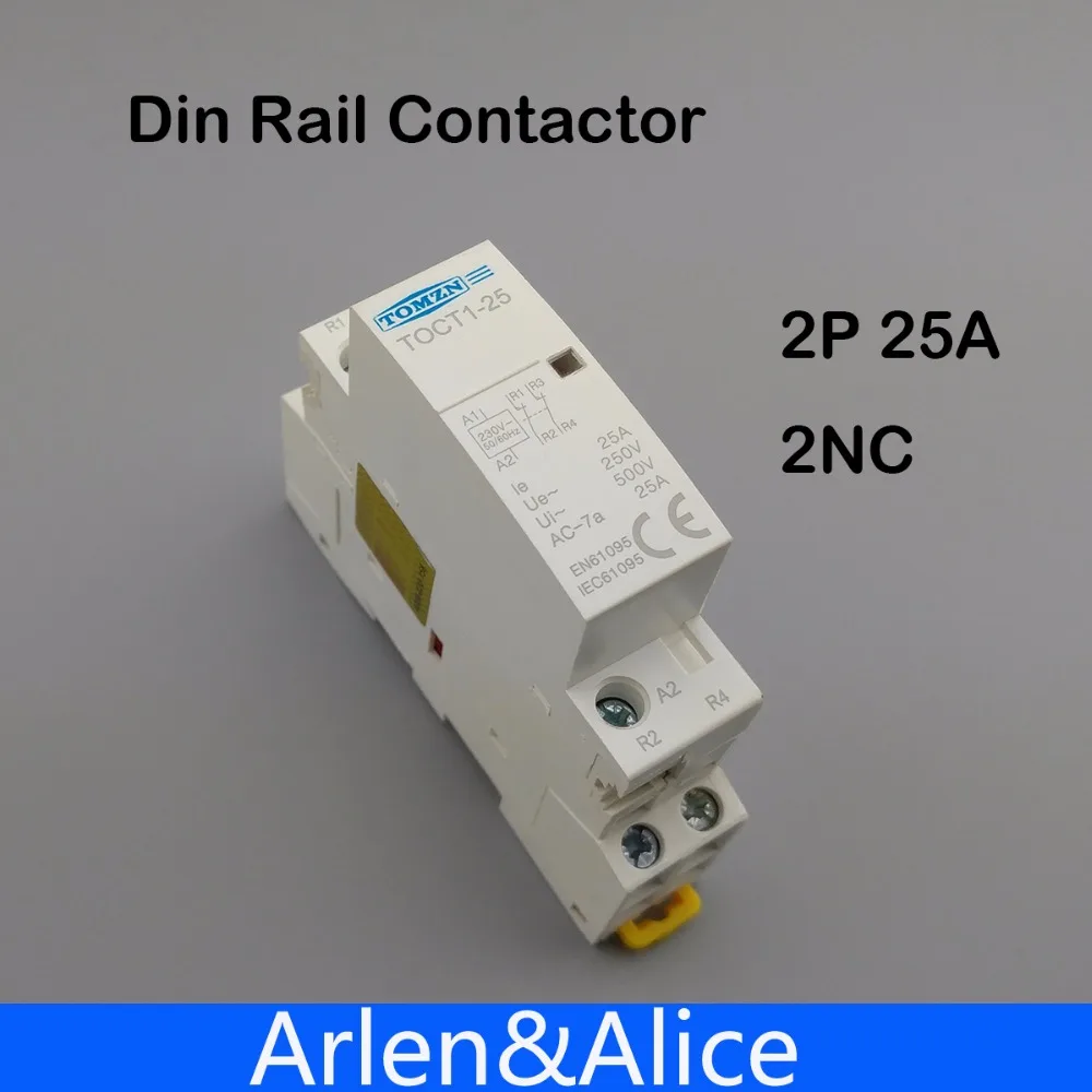 TOCT1 2P 25A 2NC 220V/230V 50/60HZ Din rail Household ac Modular contactor two normal close
TOCT1 2P 25A 2NC 220V/230V 50/60HZ Din rail Household ac Modular contactor two normal close