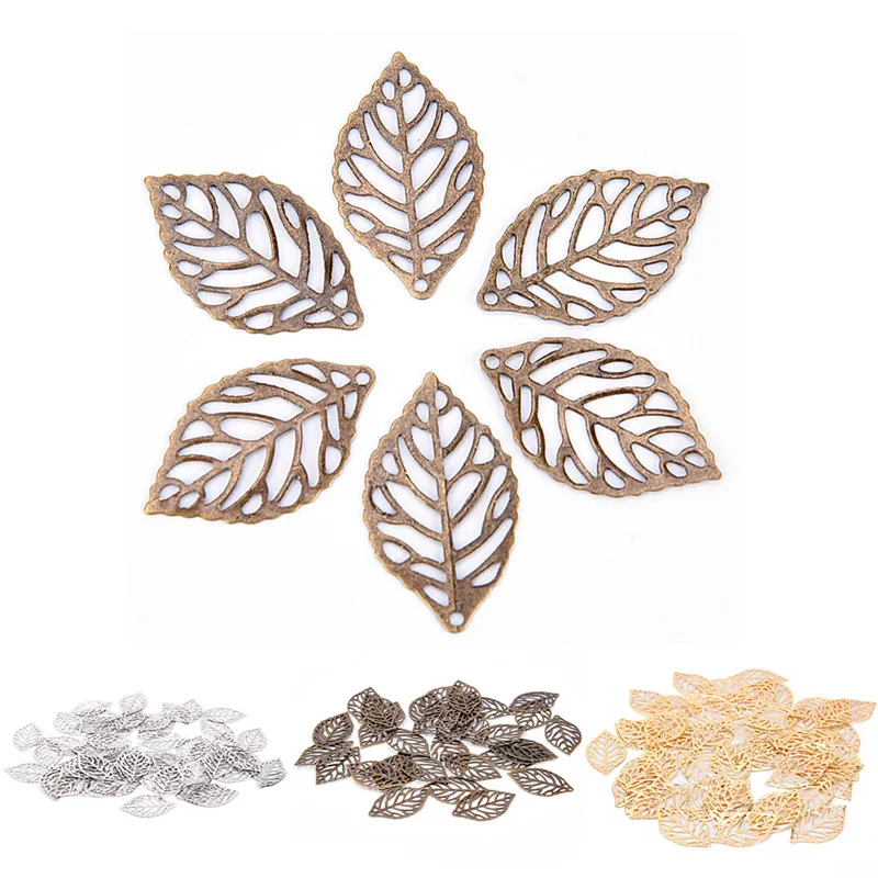 50Pcs/set Flowers Slice Leaves Charms Setting Jewelry DIY Makings White,Gold,Bronze Antique bronze Metal Filigree
50Pcs/set Flowers Slice Leaves Charms Setting Jewelry DIY Makings White,Gold,Bronze Antique bronze Metal Filigree