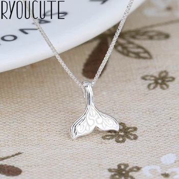 Bohemia Real 925 Sterling Silver Mermaid Tail Long Choker Necklaces For Women Wedding Jewelry Gift Boho Necklace joyas de plata
Bohemia Real 925 Sterling Silver Mermaid Tail Long Choker Necklaces For Women Wedding Jewelry Gift Boho Necklace joyas de plata