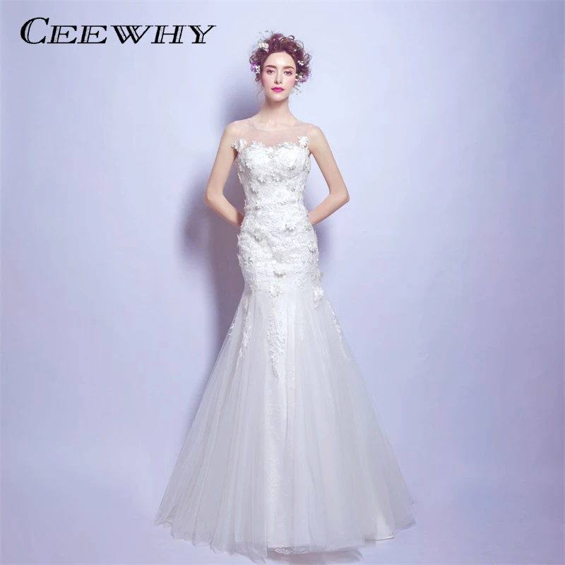 CEEWHY Sexy Backless Mermaid Wedding Dresses 2018 White Bridal Dress Wedding Gowns Vestido De Noiva Appliques Robe de Mariee
CEEWHY Sexy Backless Mermaid Wedding Dresses 2018 White Bridal Dress Wedding Gowns Vestido De Noiva Appliques Robe de Mariee