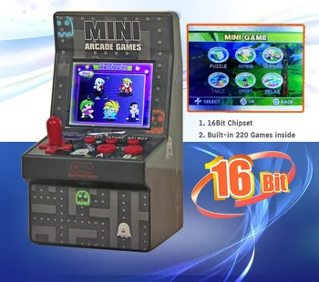 220 in 1 Mini Arcade Game Console Retro Arcade Rechargeable Handheld Game Player with 220 16 bit Games 2.8" Colorful Display
220 in 1 Mini Arcade Game Console Retro Arcade Rechargeable Handheld Game Player with 220 16 bit Games 2.8" Colorful Display