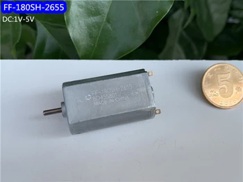 Mabuchi FF-180SH-2655 Micro 180 DC Motor 2.4V 3V High Speed Precious Metal Brush Mute Motor DIY Electric toothbrush shaver
Mabuchi FF-180SH-2655 Micro 180 DC Motor 2.4V 3V High Speed Precious Metal Brush Mute Motor DIY Electric toothbrush shaver