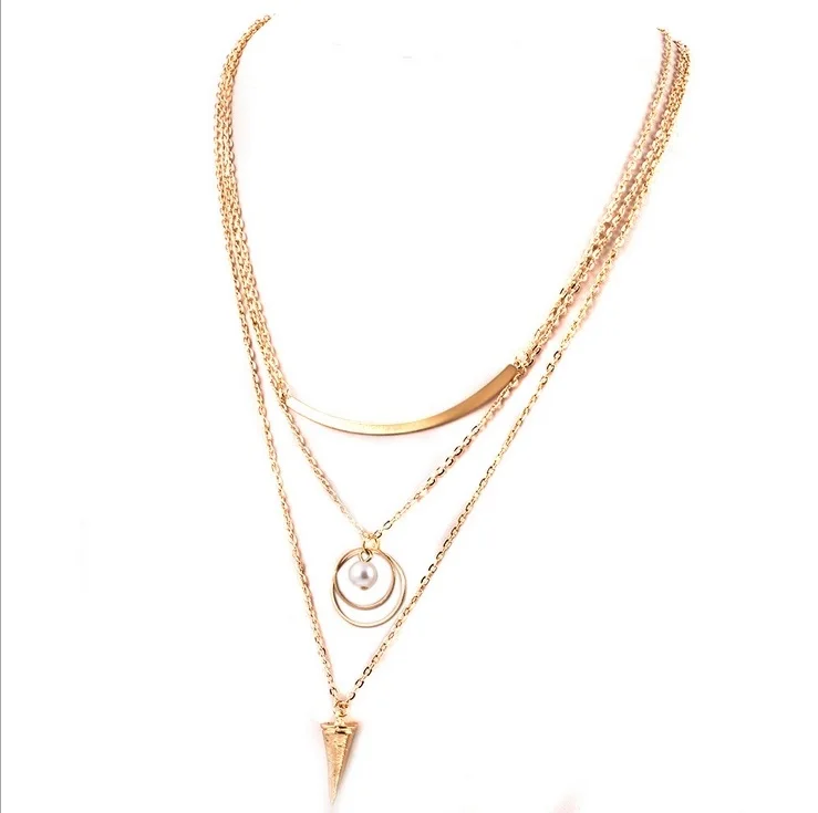 2016 Hot Multi Layer Eye Feather Shape Choker Necklace Women Glod Plated , Elegant Clavicle Fatima Multi Chain Bar Necklace
2016 Hot Multi Layer Eye Feather Shape Choker Necklace Women Glod Plated , Elegant Clavicle Fatima Multi Chain Bar Necklace