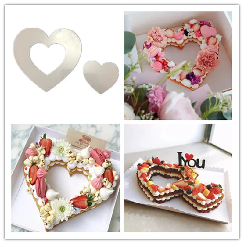 1PC New 4/10/12inch Heart Shape PET Plastic Cake Mold Decorating Tools Confeitaria Maker UsefulBaking Accessories
1PC New 4/10/12inch Heart Shape PET Plastic Cake Mold Decorating Tools Confeitaria Maker UsefulBaking Accessories