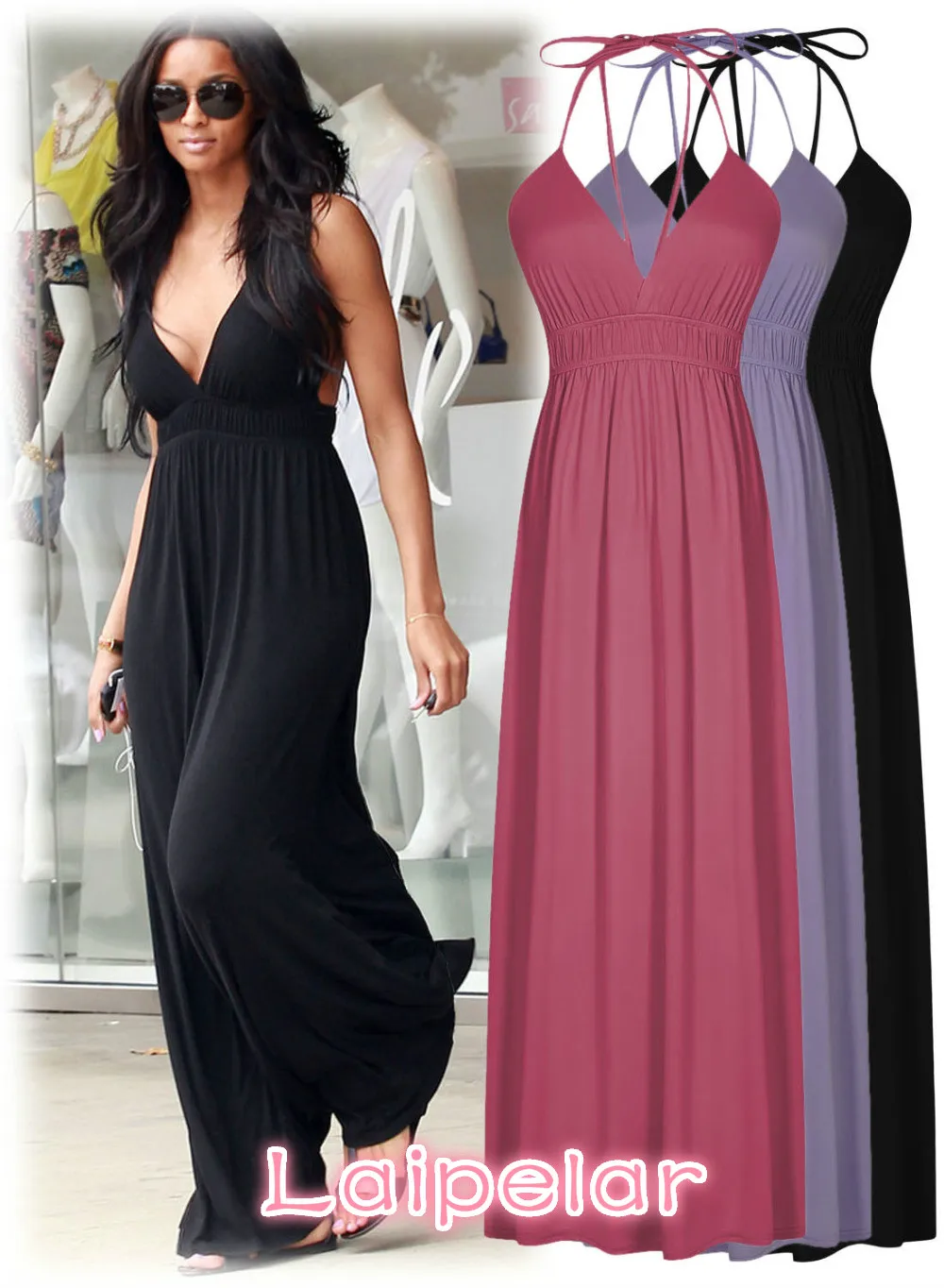 2018 Women Floor-Length Summer Hawaiian Sun Dress Lady Sleeveless Vintage Casual V-Neck Spaghetti Strap Evening Beach vestidos
2018 Women Floor-Length Summer Hawaiian Sun Dress Lady Sleeveless Vintage Casual V-Neck Spaghetti Strap Evening Beach vestidos