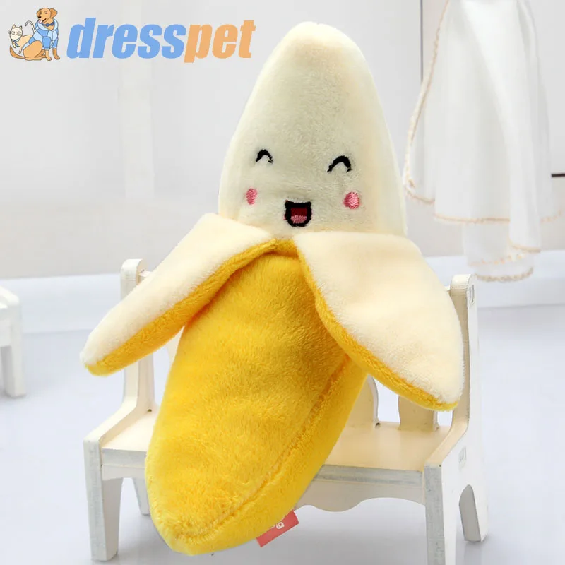 DRESSPET Pet Dog Toys Sound Fruit-shaped Stuffed Plush Squeak Interactive Toys For Small Medium Dogs 1pc toy for pet product
DRESSPET Pet Dog Toys Sound Fruit-shaped Stuffed Plush Squeak Interactive Toys For Small Medium Dogs 1pc toy for pet product