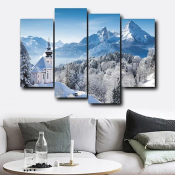 Laeacco 4 Pcs Winter Natural Landscape Poster and Print Canvas Paintings Wall Art Picture Living Room Bedroom Room Decoration
Laeacco 4 Pcs Winter Natural Landscape Poster and Print Canvas Paintings Wall Art Picture Living Room Bedroom Room Decoration