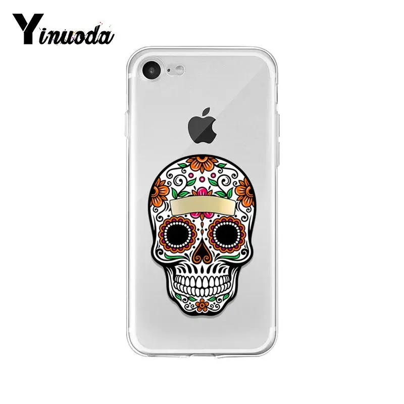 Fashion Retro Style Flower Skull