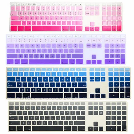 Gradient Keyboard Cover For Apple iMac G6 A1243 21.5 27 inch Desktop keyboards protective keypad cover Protector
Gradient Keyboard Cover For Apple iMac G6 A1243 21.5 27 inch Desktop keyboards protective keypad cover Protector