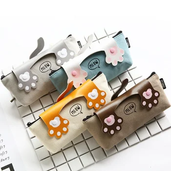 1 Pcs Kawaii Cat's Paws Canvas Large Capacity Pencil Bag Stationery Storage Organizer Case School Supply
1 Pcs Kawaii Cat's Paws Canvas Large Capacity Pencil Bag Stationery Storage Organizer Case School Supply