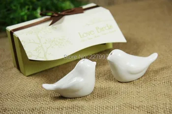 200pcs/lot Fedex DHL Free Shipping New Arrival Love birds ceramic salt and pepper Shaker wedding favors and gifts
200pcs/lot Fedex DHL Free Shipping New Arrival Love birds ceramic salt and pepper Shaker wedding favors and gifts