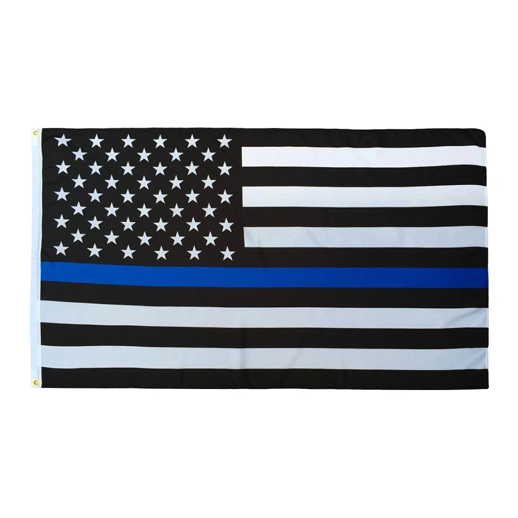 90 X 150cm USA Police Blue Line Memorial American 3ft X 5ft Flag Banners 90 X 150cm USA Police Blue Line Memorial American 3ft X 5ft Flag Banners